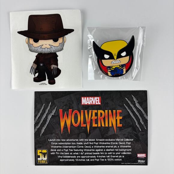 Funko Marvel Collector Corps Wolverine 50th Anniversary Box Size Large Shirt - Picture 3 of 10